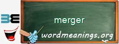 WordMeaning blackboard for merger